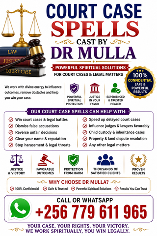 Powerful Court Case Spells for Justice and Favorable Outcomes | Dr. Mulla +256 779 611 965
